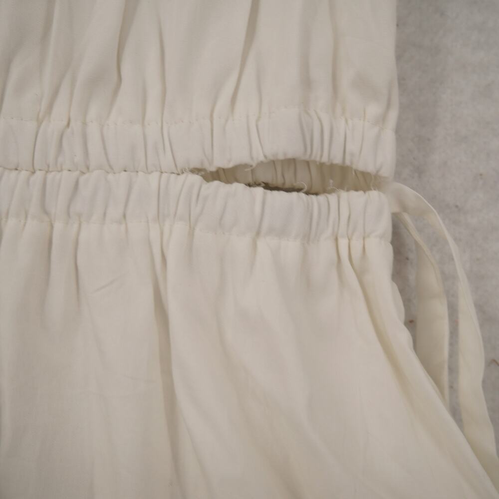Derek Lam 10 Crosby Women's 4 Nara Cotton Poplin Cinched-Waist Maxi Dress READ* - Picture 11 of 12